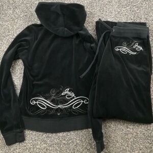 black juicy tracksuit